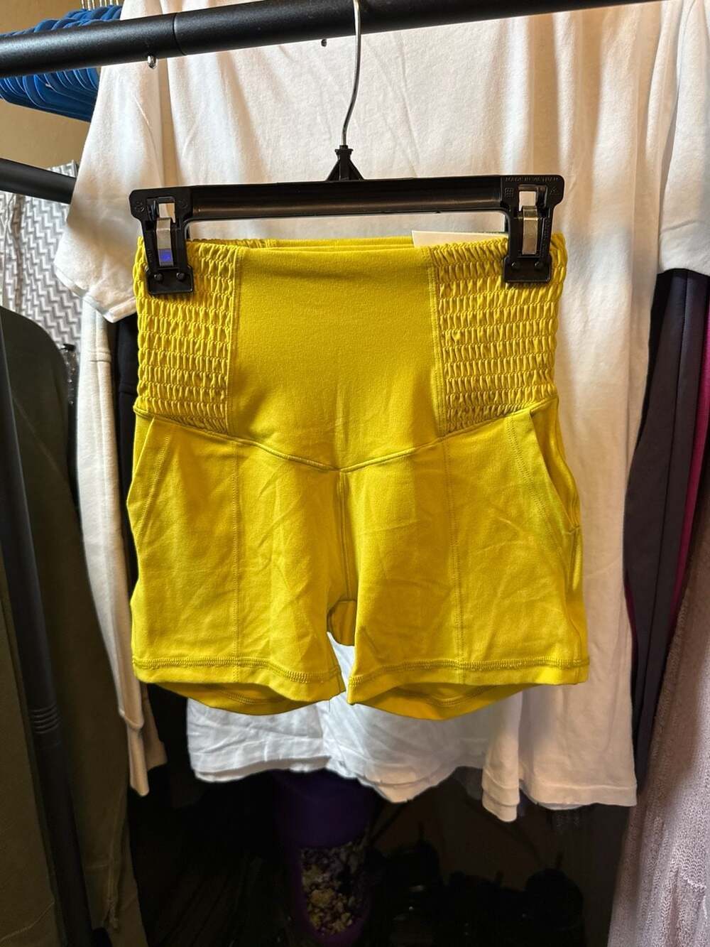 OFFLINE by Aerie Real Me Smocked High-Waist 3" Shortie with Pockets